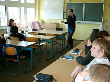 Besuch im Käthe-Kollwitz-Gymnasium