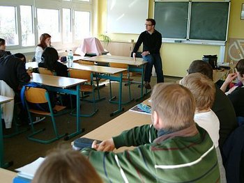 Besuch im Käthe-Kollwitz-Gymnasium