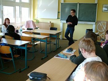 Besuch im Käthe-Kollwitz-Gymnasium