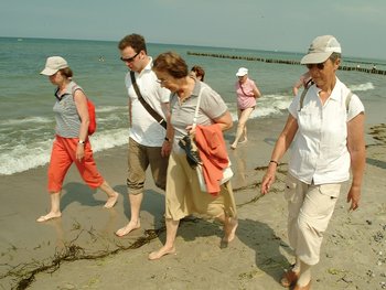 02 Strandspaziergang mit Selbsthilfegruppe
